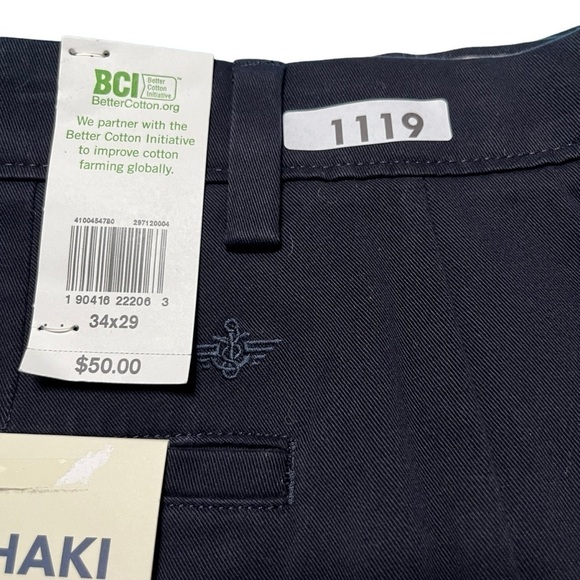 NWT Dockers Easy Khaki Straight Fit Comfort Waist Wrinkle Resistant Size 34 / 29 - Picture 14 of 14